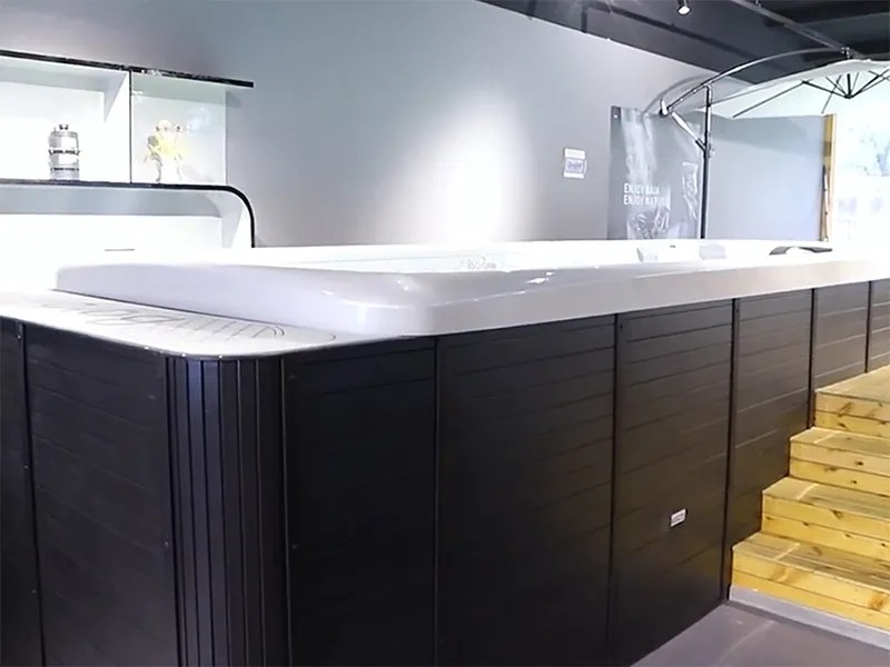 Spa con idromassaggio 4 posti a sedere + 1 piscina